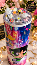 ✨ Verre personnalisé Powerpuff Girls – Gold Sublimation ✨