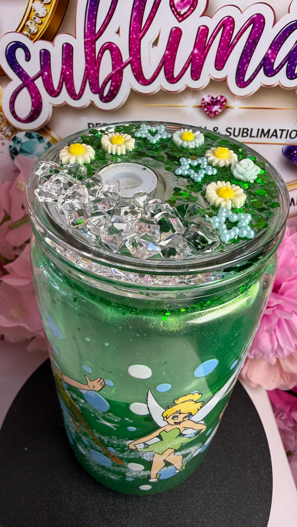 ✨ Snow Glob personnalisé Peter Pan – Création unique ✨