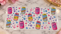 🥤💖 Planche UV DTF Soda Pop Kawaii 💖🥤 16oz