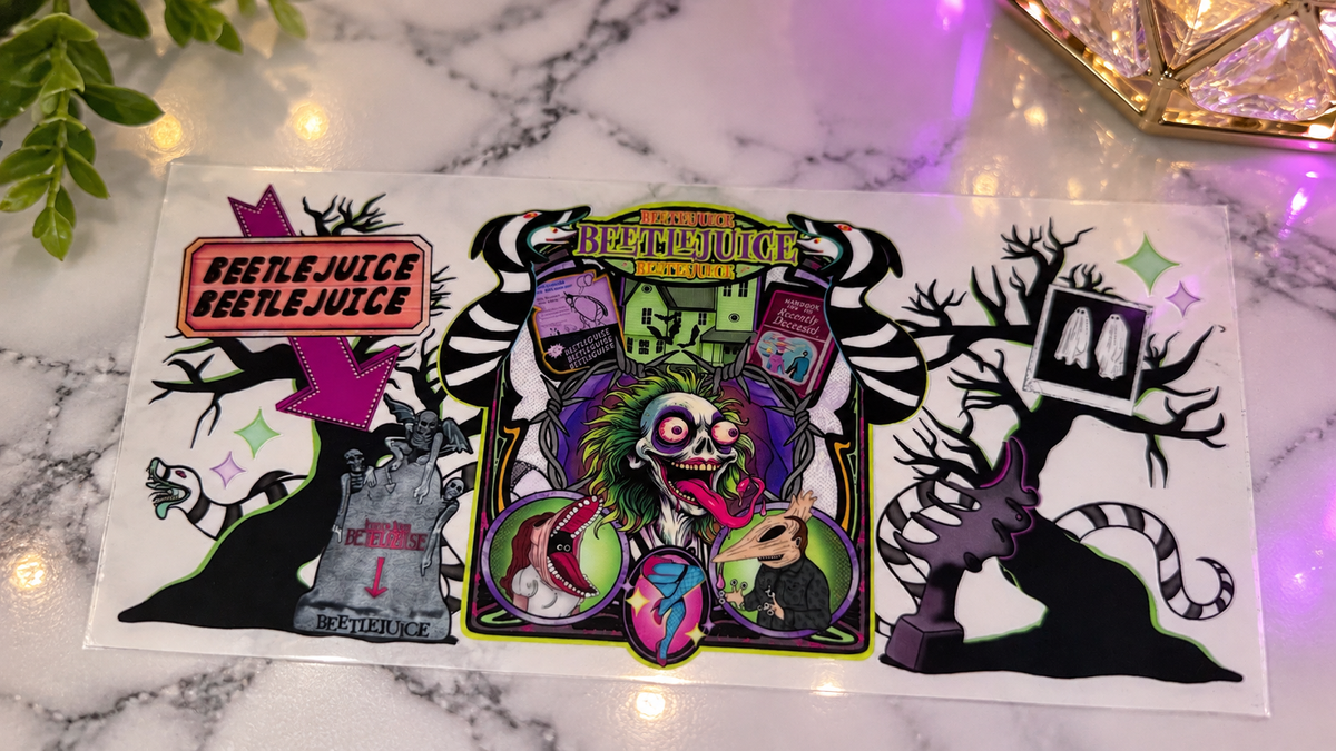 UV DTF Beetlejuice 🖤 16oz
