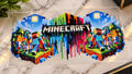 ⛏️ Planche UV DTF Minecraft 🎮💚 16oz