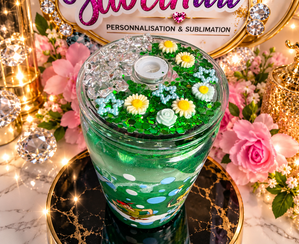 ✨ Snow Glob personnalisé Peter Pan – Création unique ✨