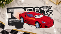🏎️✨ Planche UV DTF – Voiture de course rouge ✨🏎️ 16oz